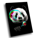 Ver imagem 1 de Quadro Panda Com Bolha de Sabão -- BR ARTES