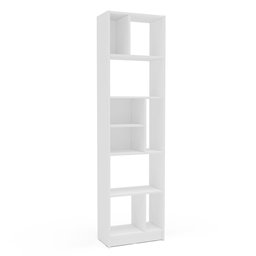 Estante Piratini Alta 9 Nichos Branca Politorno Branco Branco - 4