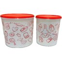 Ver imagem 1 de Tupperware Kit 2 Peças Potes Receitas 6,5l e 3,7l