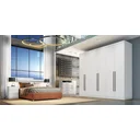 Ver imagem 6 de Guarda Roupa Casal 6 Portas 8 Gavetas Bari Novo Horizonte