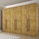 Ver imagem 2 de Guarda-Roupa Casal 6 Portas 8 Gavetas Bari Espresso Móveis