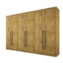 Ver imagem 4 de Guarda-Roupa Casal 6 Portas 8 Gavetas Bari Espresso Móveis