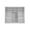 Ver mais imagens de Guarda-Roupa Casal 6 Portas 8 Gavetas Bari Espresso Móveis