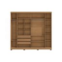 Ver imagem 3 de Guarda Roupa Casal 4PTS 3GAV Pé CB03T591 Offwhite Kappesberg
