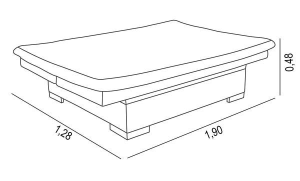 Sofá Cama com Bau Multiuso em Suede Essencial Estofados - 7