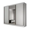 Ver imagem 4 de Guarda Roupa Casal com Espelho 3 Portas 6 Gavetas Toulon Espresso Móveis