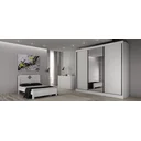 Ver imagem 6 de Guarda Roupa Casal com Espelho 3 Portas 6 Gavetas Toulon Espresso Móveis