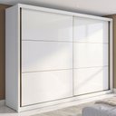 Ver imagem 1 de Guarda Roupa Casal 2 Portas Correr 100% MDF Toronto Lopas