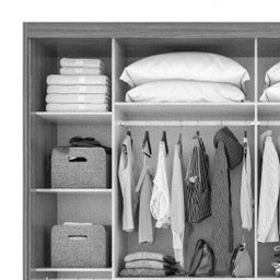 Guarda Roupa Casal Toronto Plus 2 Portas de Correr 6 Gavetas Lopas - 7