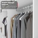 Ver imagem 7 de Guarda Roupa Casal 2 Portas Correr 100% MDF Toronto Lopas