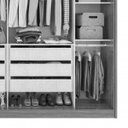 Ver mais imagens de Guarda Roupa Casal Toronto Plus 2 Portas de Correr 6 Gavetas Lopas