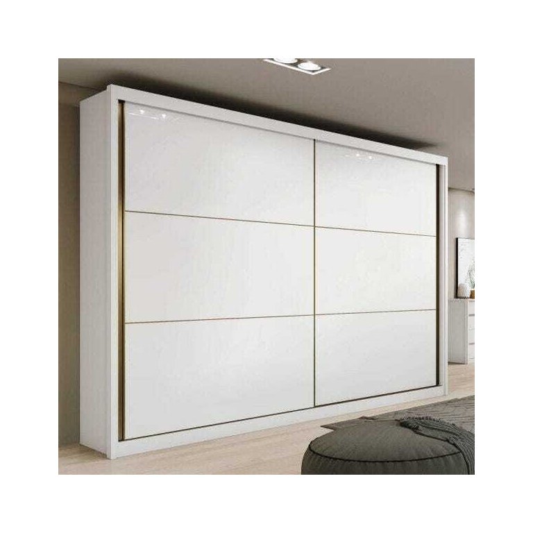 Guarda Roupa Casal Toronto Plus 2 Portas de Correr 6 Gavetas Lopas