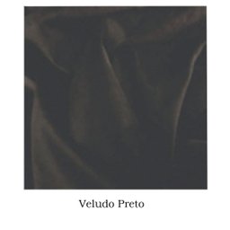 Poltrona Decorativa Clara Veludo Preto - 4