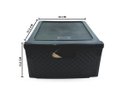 Ver imagem 1 de Kit 6 Gaveteiro Modular Empalhável Organizador Multiuso Rattan Plástico Resistente 1 Unidade Cor:Pre