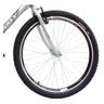 Bicicleta Aro 26 Samy Masculina 18 Marchas com Aros Aero - Prata/Preto - 3