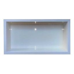 Nicho Porcelanato Banheiro Branco Polido 60x32cm - 4