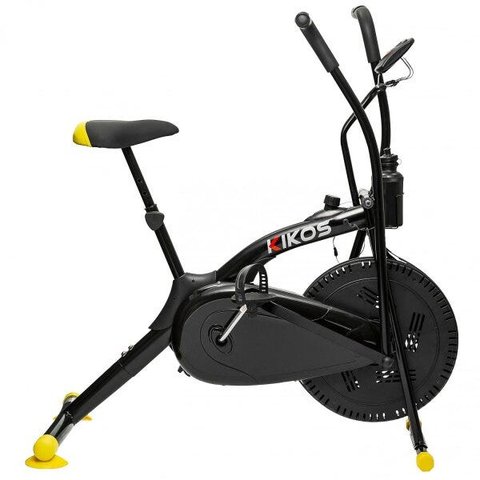 Bicicleta Ergométrica Air Bike A5 Aço Carbono Spinning Kikos Fitness