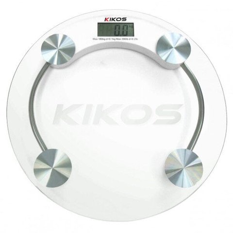 Balança Digital 180kg Eletrônica LCD para Banheiro Academia Orion Kikos Fitness SK