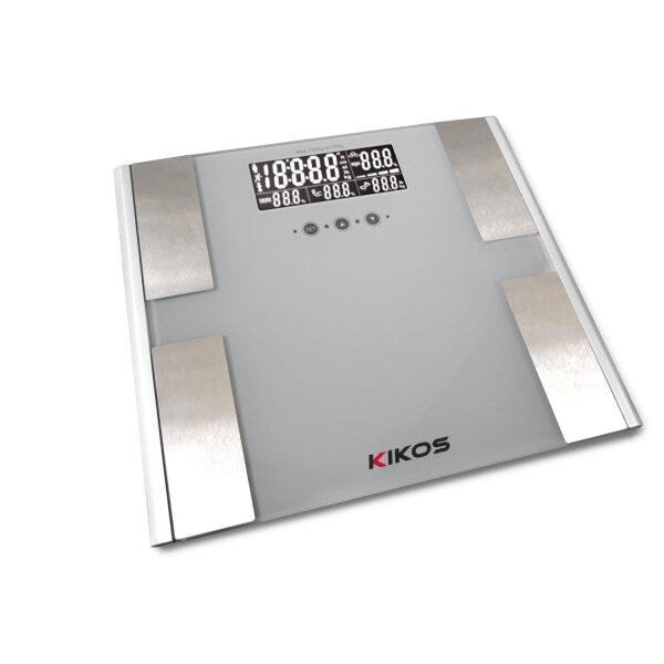 Balança Digital 150kg Eletrônica LCD para Banheiro Academia Phoenix Kikos Fitness SK - 2