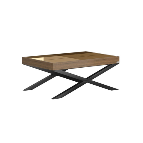 Mesa de Centro Charm Aço Preto Várias Cores Tam g - Datelli Design