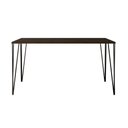 Ver imagem 3 de Mesa Elen Tampo Retangular 140 X 80 Cm de Madeira Amêndoa Asturias - Cor: Marrom