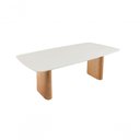 Ver imagem 1 de Mesa de Jantar Laminada Vidro Grécia 2,0x1,0m Requinte Salas
