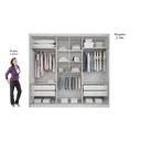 Ver imagem 5 de Guarda Roupa Casal com Espelho 3 Portas 4 Gavetas Paradizzo Gold Novo Horizonte