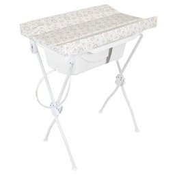 Banheira com Suporte e Trocador Floripa Branco Essencial Tutti Baby - 1