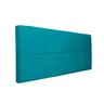 Painel Cabeceira Casal 1,40cm Azul Turquesa - 2