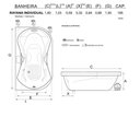 Ver imagem 2 de Banheira Retangular Rayana Completa com Hidro em Acrílico