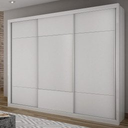 Guarda-Roupa Casal 3 Portas de Correr Elegance - 1