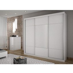 Guarda-Roupa Casal 3 Portas de Correr Elegance - 7