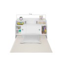 Ver imagem 5 de Cabeceira Solteiro para Box 88 Branco - Branco-Preto Elisa Framar