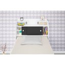 Ver mais imagens de Cabeceira Solteiro para Box 88 Branco - Branco-Preto Elisa Framar