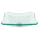 Ver imagem 3 de Gabinete de Vidro 40cm para Banheiro Cuba Chanfrada Incolor - Dahora