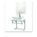 Ver imagem 1 de Gabinete de Vidro 40cm para Banheiro Cuba Chanfrada Incolor - Dahora