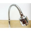 Ver imagem 3 de Torneira Cozinha Bica Gourmet Flexível Parede 1/4 De Volta