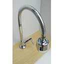 Ver imagem 5 de Torneira Gourmet Flexível Cozinha Mesa + Válvula Americana Abs Pia