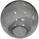 Ver imagem 1 de Globo Bolinha Vidro de Primeira Fumê Liso sem Colar 05x12