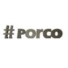 Letra Decorativa Concreto Nome Palavra Porco Hashtag - 1