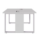 Ver imagem 5 de Plataforma para 2 Lugares Linha Corporativa Alto Padrão MDF-MDP 90cm Cinza F5 Office