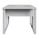 Ver imagem 3 de Plataforma para 2 Lugares Linha Corporativa Alto Padrão MDF-MDP 90cm Cinza F5 Office