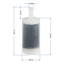 Ver imagem 2 de Kit 3 Refil / Vela Universal Para Toneira Com Filtro com carvão ativo - AT