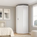 Ver imagem 1 de Guarda Roupa Modular 1 Porta Canto 45º Altezza Clean Belmax:branco