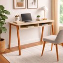 Ver imagem 2 de Mesa Escrivaninha com 2 Nichos Klm Store