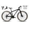 Bicicleta Aro 29 Absolute Nero 5 Shimano Freios Hidráulicos 24v Garfo Suspensão Pneu Faixa - Preto - 1
