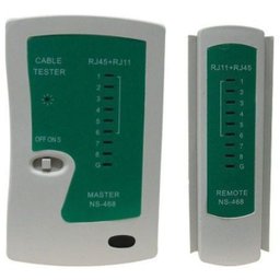 Testador Certificador Básico de Cabo Rede Lan Rj-45 Rj-11 com LED Indicador - 1