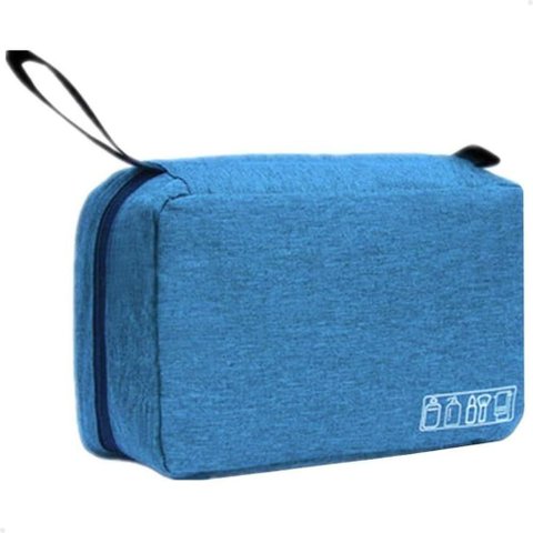 Necessaire com Gancho Cabide Pendurar Lorben Masculina Feminina Divisórias Organizadora Mala Viagem