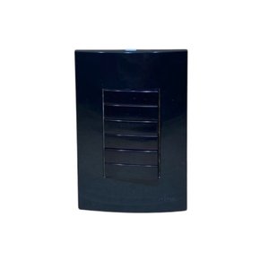 Conj Interruptor Preto 6 Teclas Slim Placa 4x2 C Paralelo