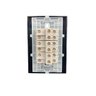 Conj Interruptor Preto 6 Teclas Slim Placa 4x2 C Paralelo - 5
